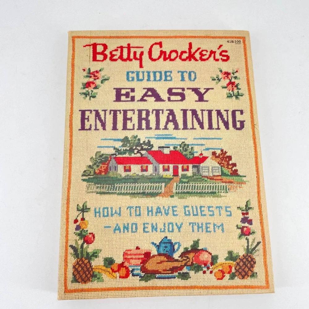 1950s Betty Crocker Cookbook Set Good and Easy Guide to Entertaining 1st Edition